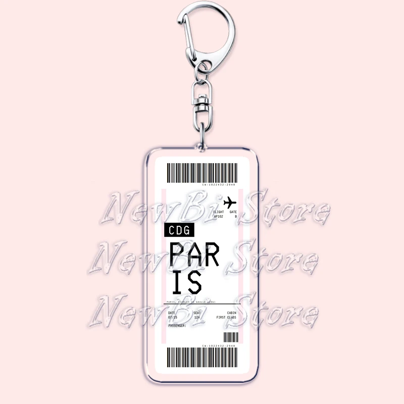 Plane Ticket Boarding Pass Key - Qantas Travel Accessories ulasan dan harga
