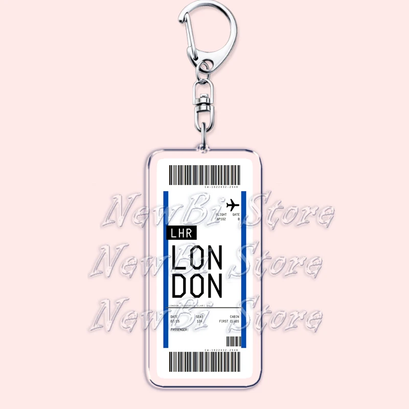 Plane Ticket Boarding Pass Key - Qantas Travel Accessories ulasan dan harga