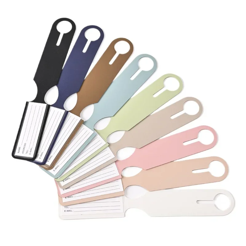 Macaron Color PVC Luggage Tag  - Qantas Travel Accessories ulasan dan harga
