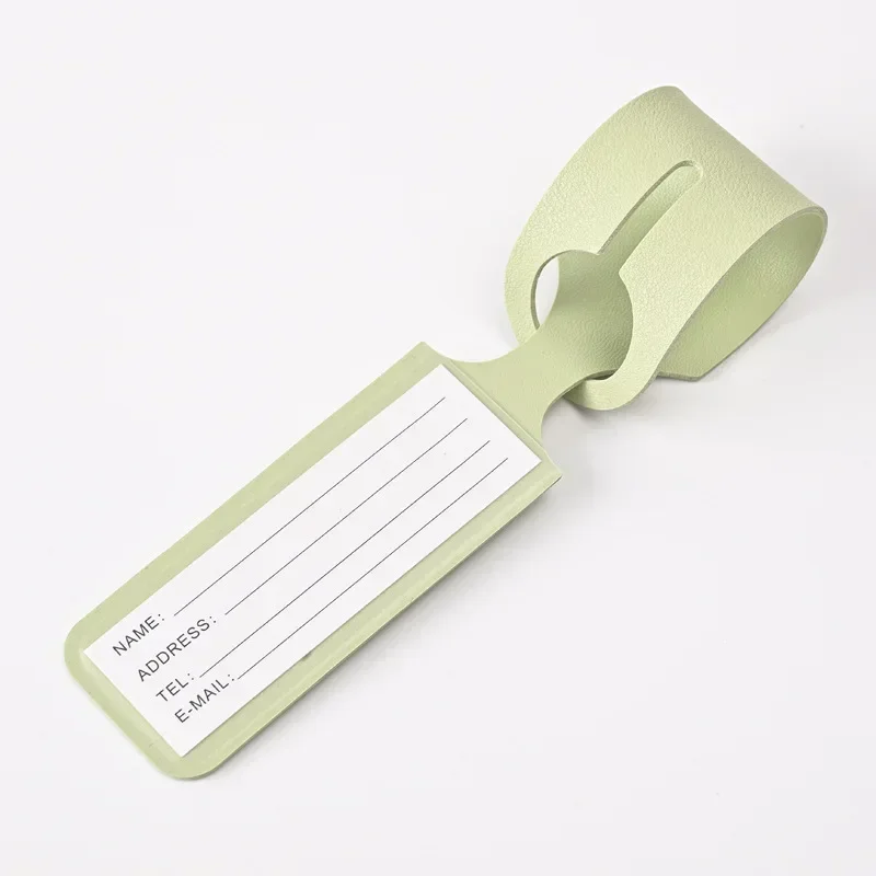 Macaron Color PVC Luggage Tag  - Qantas Travel Accessories ulasan dan harga