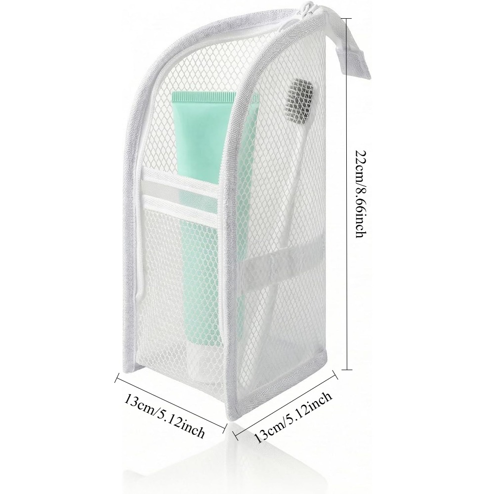 Mesh Toiletry Bag Breathable Q - Travel Accessories Holder ulasan dan harga