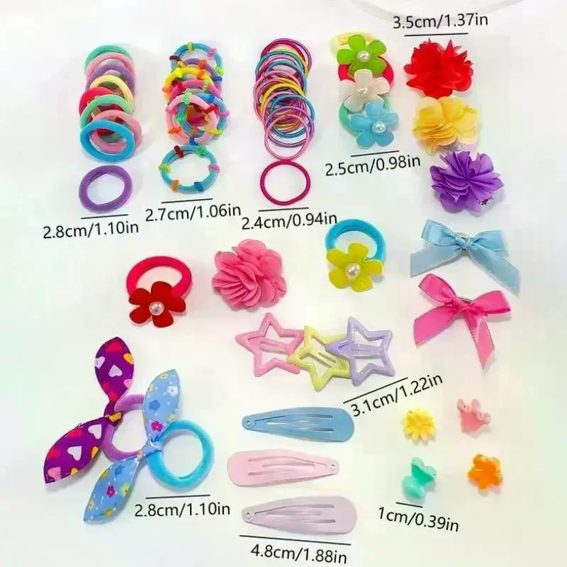 555Pcs Kids Hair Accessories S - Travel Accessories With Kids ulasan dan harga