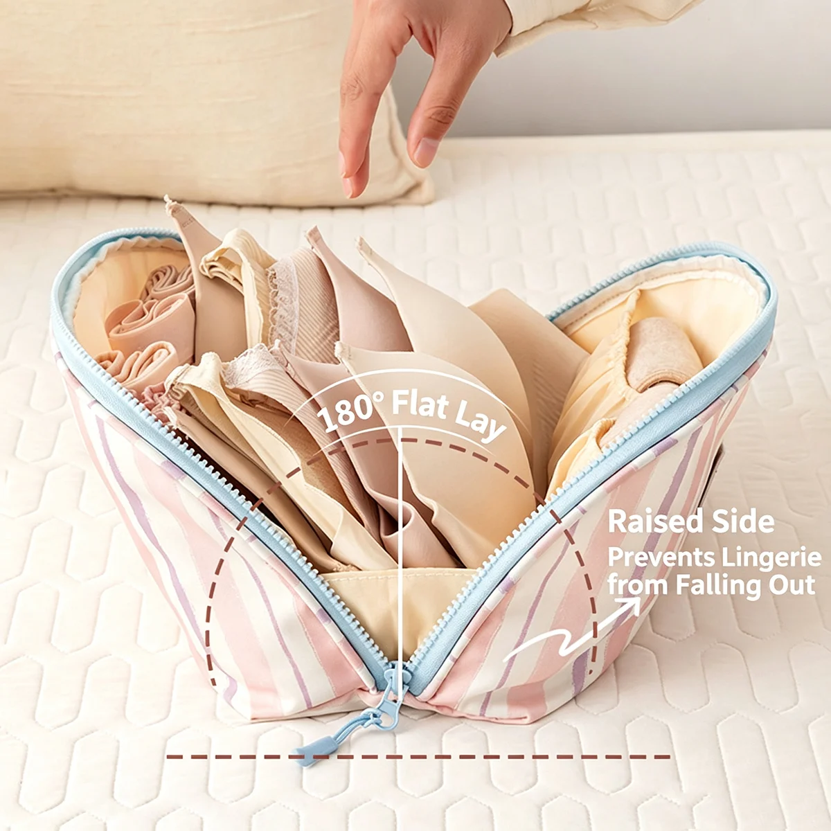 Underwear Storage Bag Portable - Travel Accessories Holder ulasan dan harga
