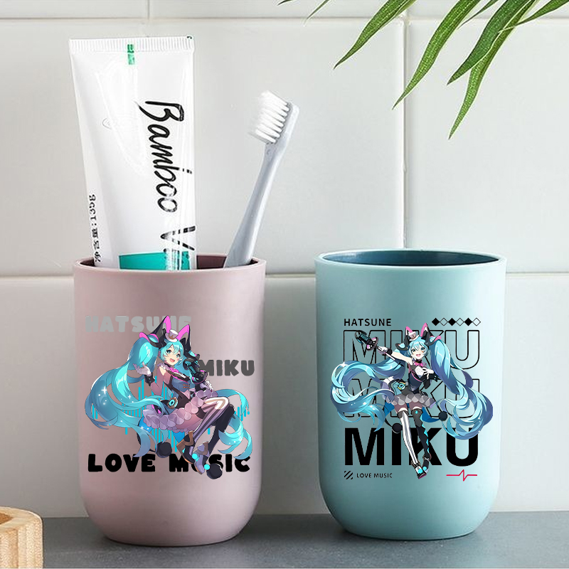 Hatsune Mikus Toothbrush Cup G - Travel Accessories Gifts For Women ulasan dan harga