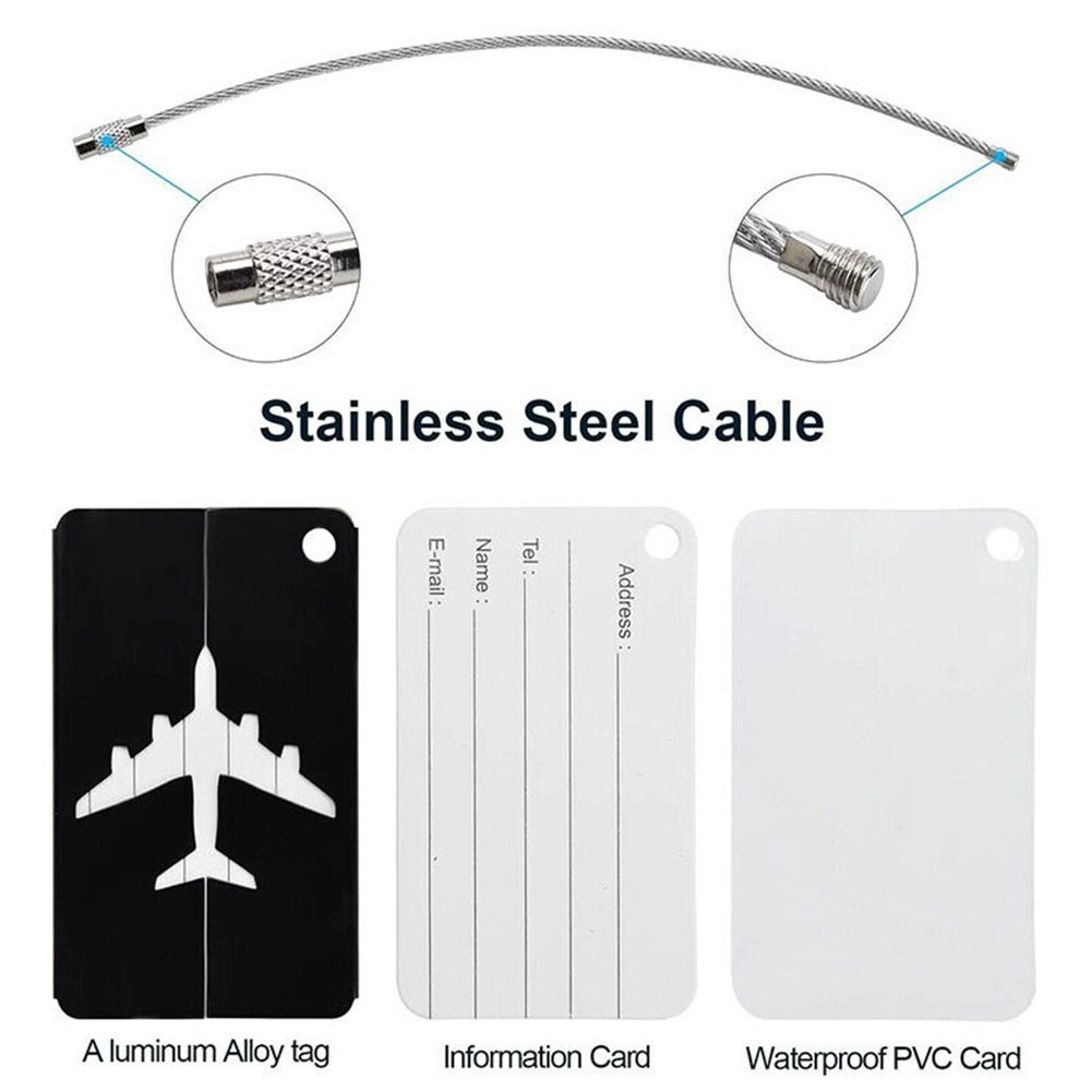 Aluminium Travel Luggage Tags  - Travel Access ulasan dan harga