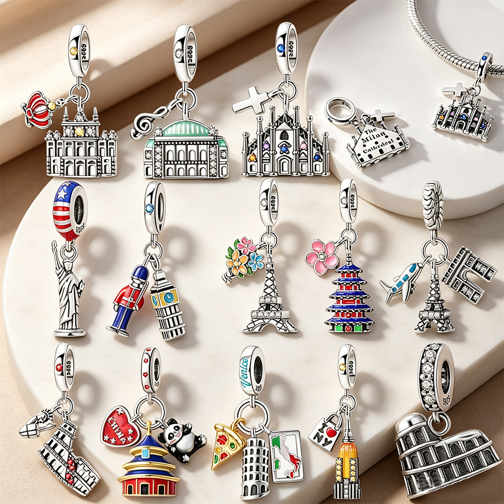 World Landmark Beads Original  - Travel Accessories Gifts For Women ulasan dan harga