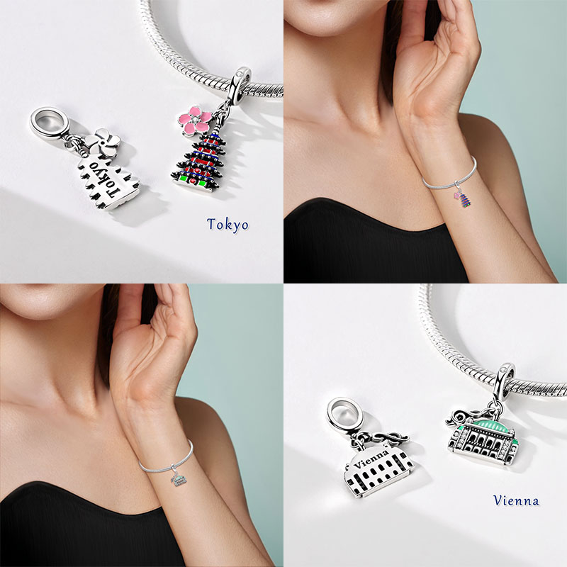 World Landmark Beads Original  - Travel Accessories Gifts For Women ulasan dan harga