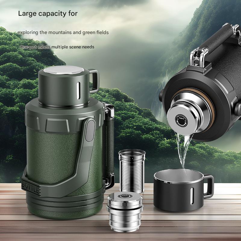 Large capacity 316 all steel i - Portable Travel Kettle ulasan dan harga