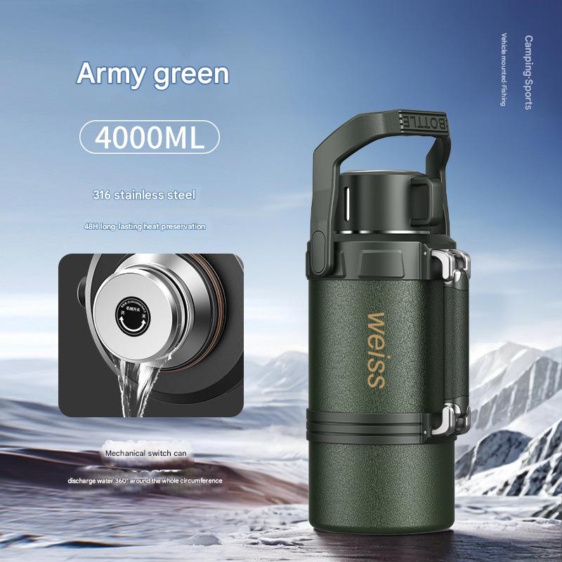Large capacity 316 all steel i - Portable Travel Kettle ulasan dan harga