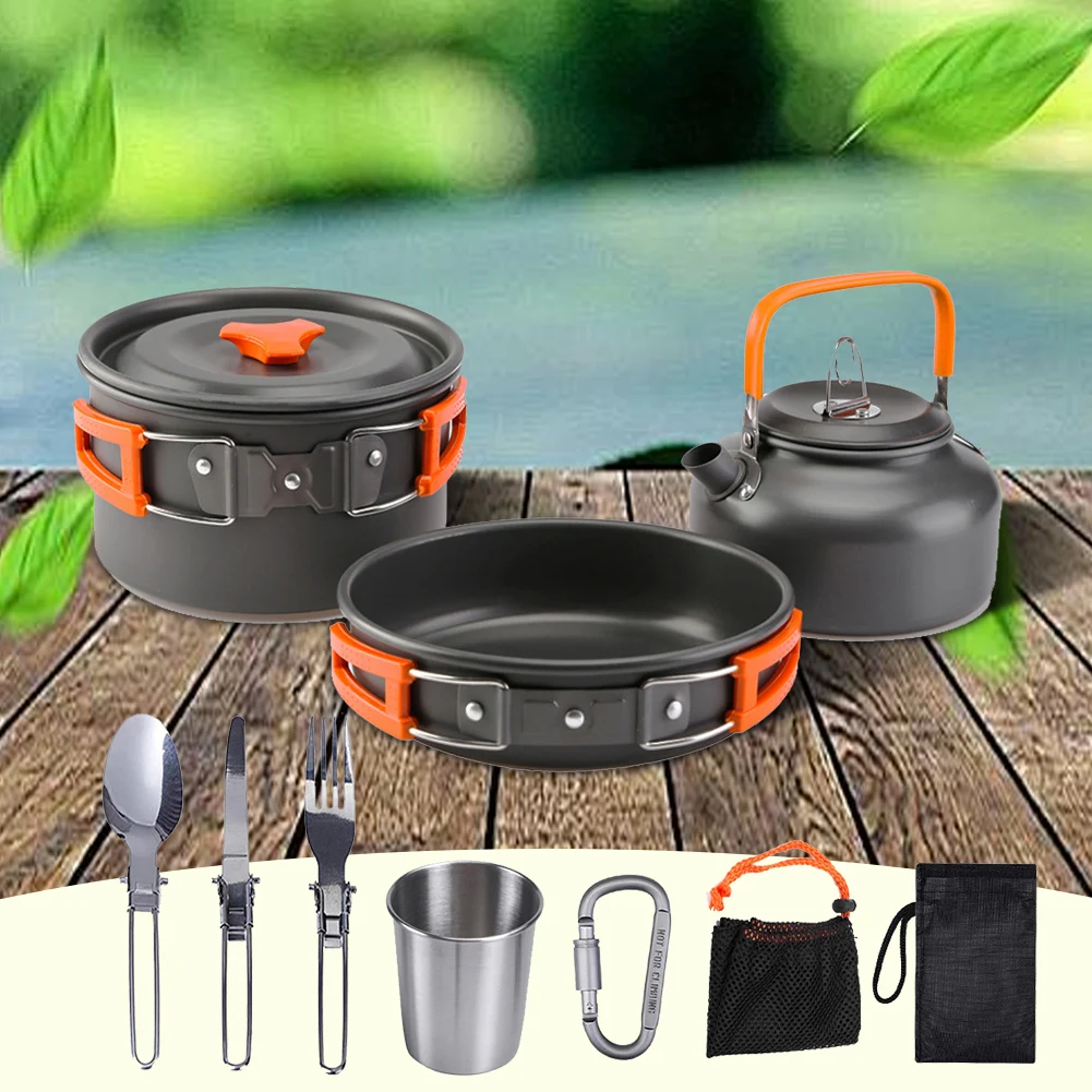 Camping Cookware Kit Kettle Po - Portable Travel Kettle ulasan dan harga