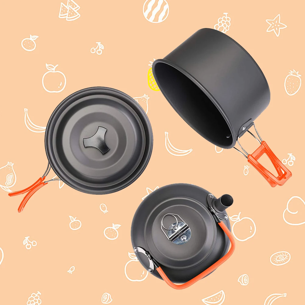 Camping Cookware Kit Kettle Po - Portable Travel Kettle ulasan dan harga